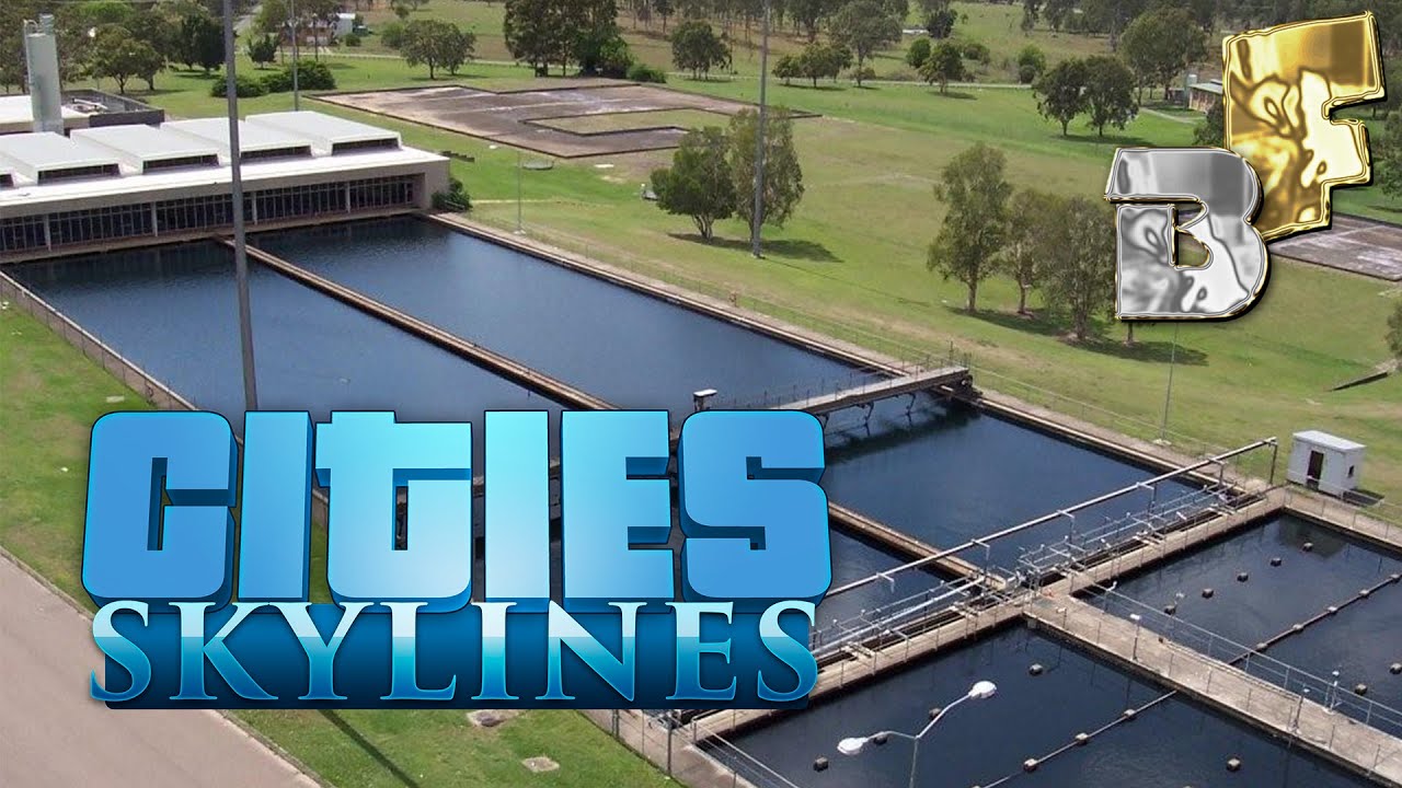 💧💧Cities Skylines 🚿🛁 Water Pipes & Sewage Pipes Placement and Water